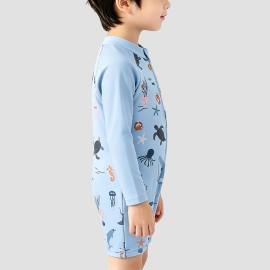 Boys' Ocean Animal Print Swimsuit