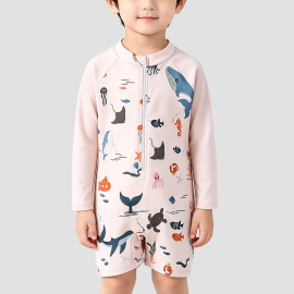 Boys' Animal Print Swimsuit