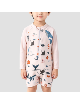 Boys' Animal Print Swimsuit