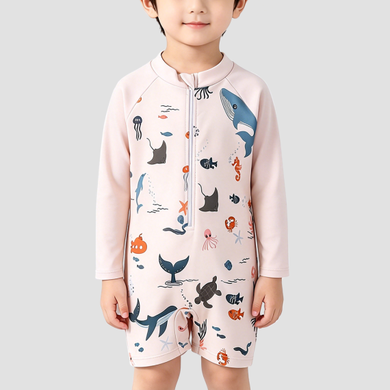 Boys' Animal Print Swimsuit