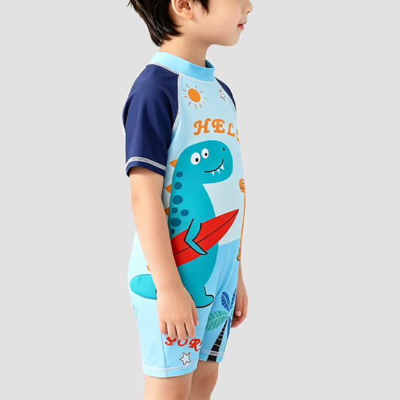 Dinosaur Print Boys' Swimsuit