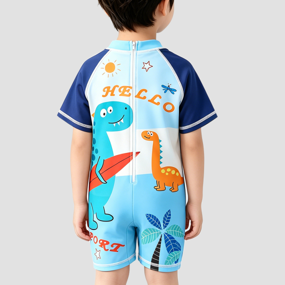 Dinosaur Print Boys' Swimsuit