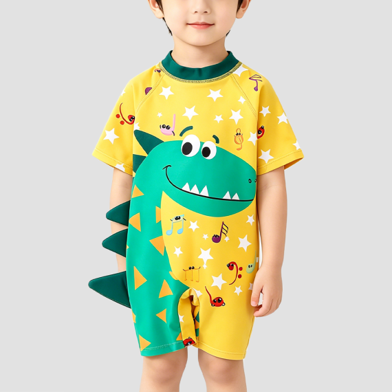 Cute Dinosaur Swimsuit for Boys