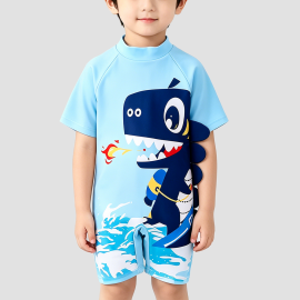 Boys' Blue Beach Swimsuit