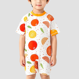 Fruit Print Boys' Swimsuit