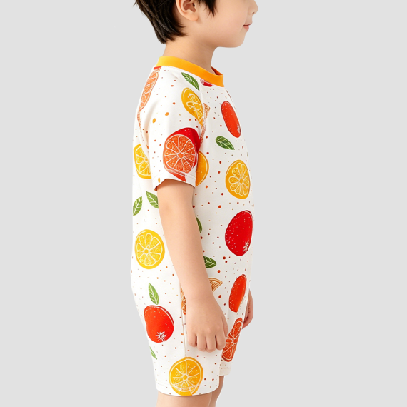 Fruit Print Boys' Swimsuit