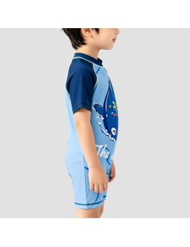 Boys' Color-Blocked Quick-Drying Swimsuit