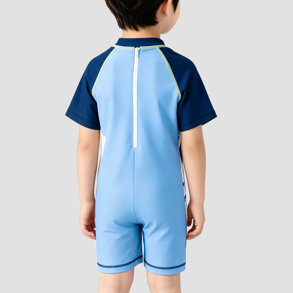 Boys' Color-Blocked Quick-Drying Swimsuit