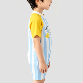 Striped Boys' One-Piece Swimsuit
