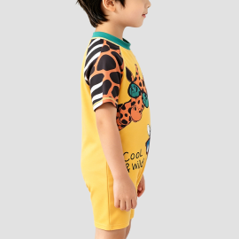 Giraffe Print Boys' Swimsuit