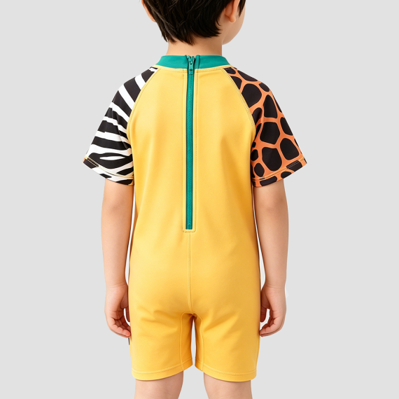 Giraffe Print Boys' Swimsuit