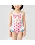 Sweet Pink One-Piece Swimsuit for Girls