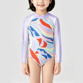 Cute Purple Onesie Swimsuit