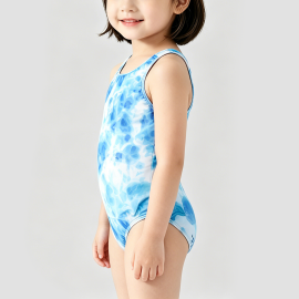 Blue Gradient Swimsuit for Girls