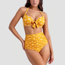 Polka Dot Vacation Two-Piece Swimsuit