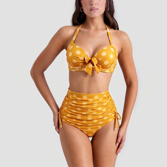 Polka Dot Vacation Two-Piece Swimsuit